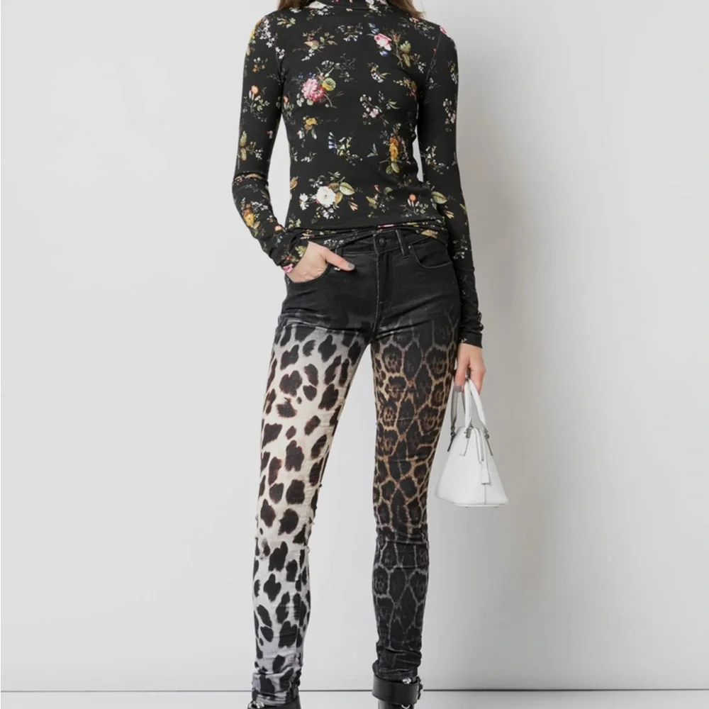 R13 Leopard Ombre jeans - Picture 7 of 7